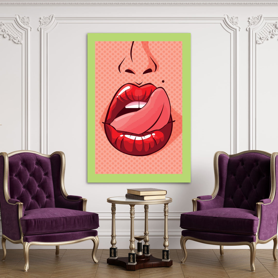 Pop Art -Red Lips