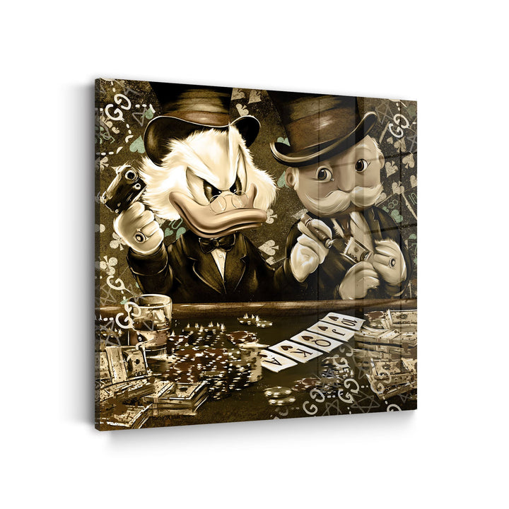 Mr. Dagobert & Mr. Monopoly play Poker