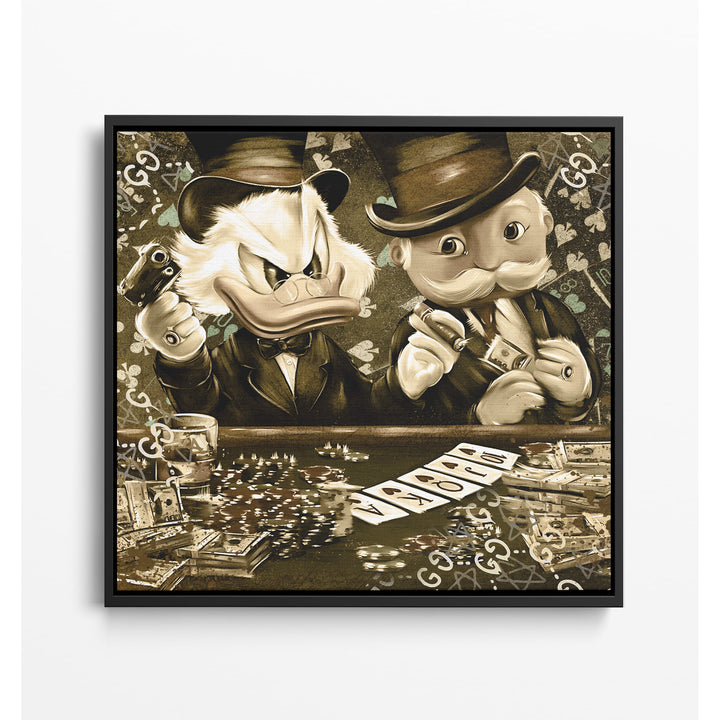 Mr. Dagobert & Mr. Monopoly play Poker