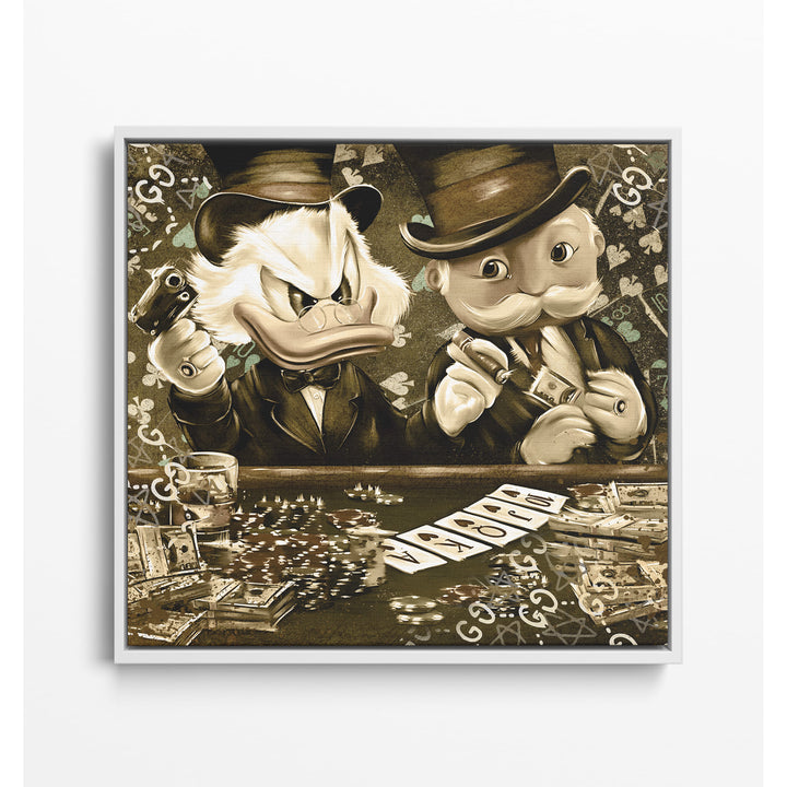 Mr. Dagobert & Mr. Monopoly play Poker