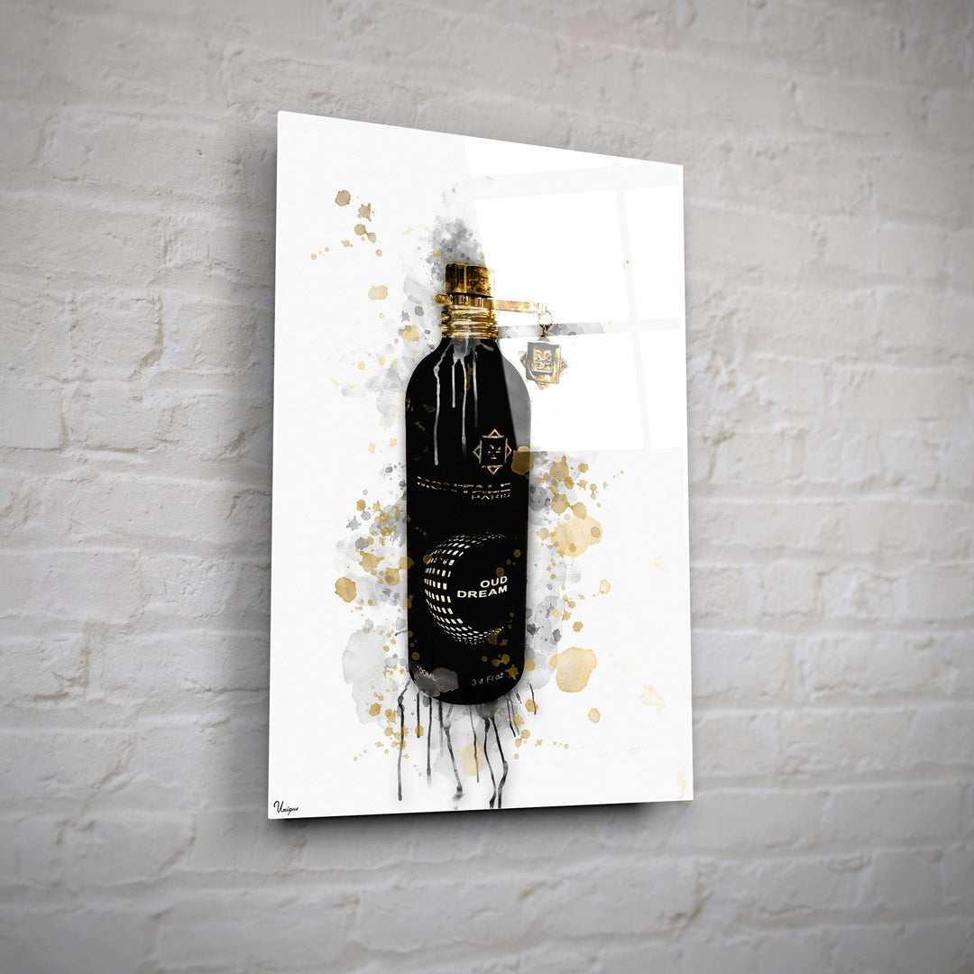 Parfümflasche "Black-Gold"