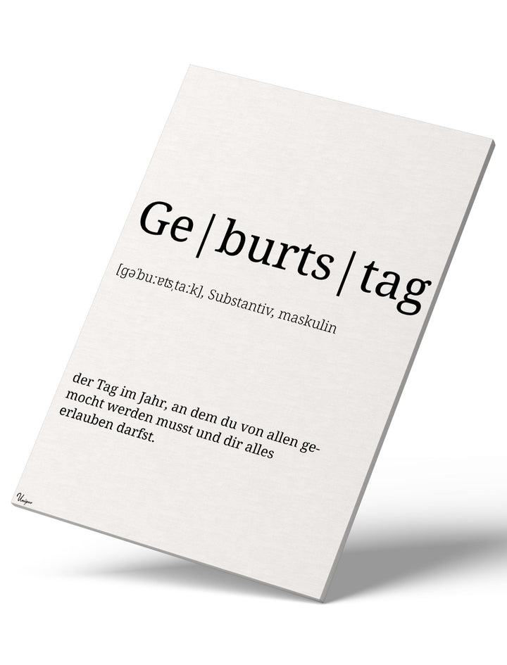 "Geburtstag"