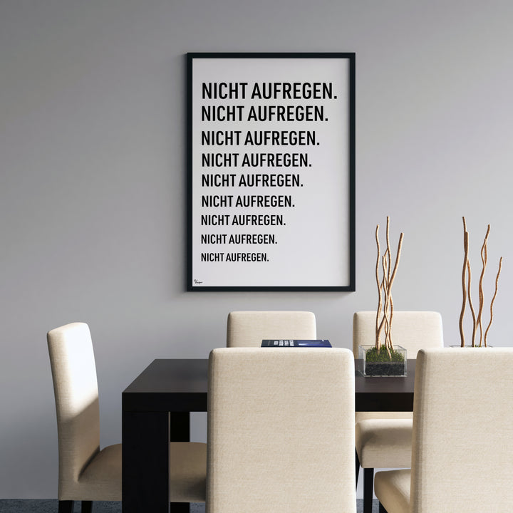 "Nicht Aufregen"